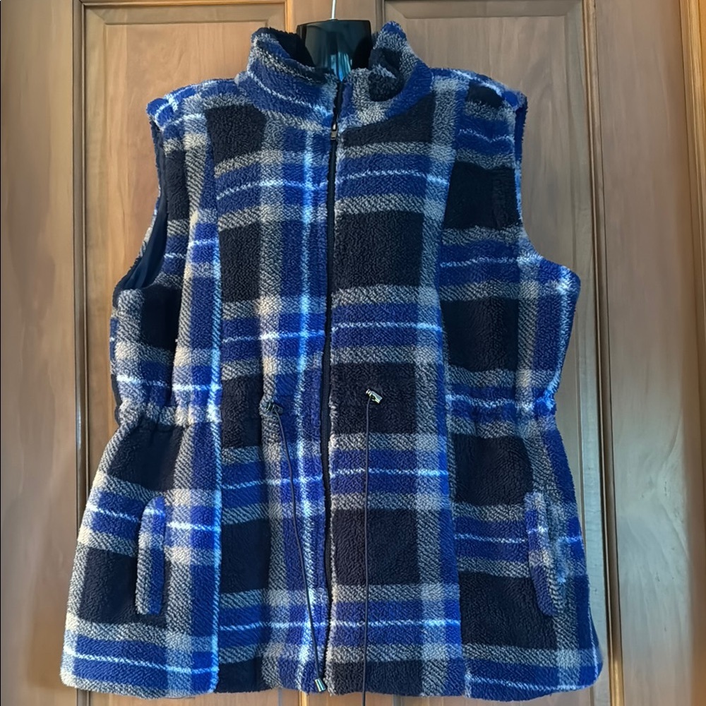 Architect Plaid Fleece Vest